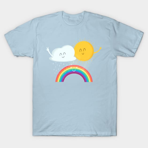 Rainbow's Family T-Shirt by cartoonbeing